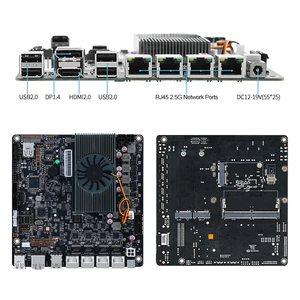 Placa base NAS de 6 bahías 12th 2,5 N100 DC <span class=keywords><strong>Power</strong></span> 2xM.2 NVMe 6xSATA3, 0 PCIE X1 DDR5 4x 1, placa base LAN G 17X17 <span class=keywords><strong>mini</strong></span> <span class=keywords><strong>ITX</strong></span> - Product Image 6