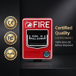 Abs Waterproof Resettable Fire Manual Call Point Wholesale Emergency Manual Alarm System for Fire Safety Projects - Product Image 2