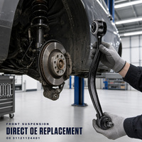 Bras de suspension inférieur avant de précision en acier allié/alliage d'aluminium léger, neuf, compatible avec X3 E83 Droit 31103443127