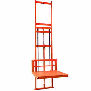 Lift Barang Vertikal Hidrolik Kustom untuk Gudang, Pengangkut Kargo Listrik dengan Kontrol Jarak Jauh, Baja Q235, Beban 1 Ton, Ketinggian 16m, Kecepatan 4-6m/menit - Product Image 1