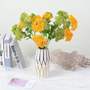 <b>Flower</b> Delight <b>Artificial</b> <b>Flower</b> Yellow Green Medium Soft Rubber Wedding Decoration Living Room <b>Arrangement</b> - Product Image 3