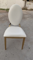 Chaises en acier inoxydable à prix réduit pour événements de mariage et restaurants