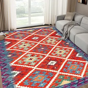 Karpet buatan kustom barang mewah buatan tangan Belgia karpet ruang tamu buatan Tiongkok gaya Turki grosir karpet dapat dicuci