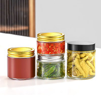 Chili sauce piquante peut bouteilles d'étanchéité pot de miel clair vide hermétique confiture cuisine stockage alimentaire verre mariné pot