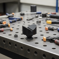 Table de soudage modulaire 3D industrielle avec plaque nitrurée : Solution de gabarits et d'outils pour la production de soudage par lots