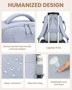 <b>Flight</b>-Approved Large Carry-on <b>Backpack</b> Waterproof Durable Fabric Ergonomic Design for Travel Organization with Large Capacity - Product Image 6