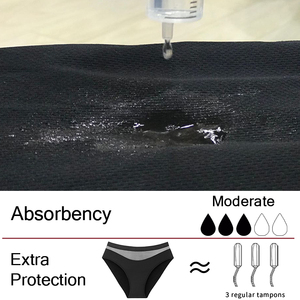 Quần Lót Bằng Tre Nhiều Màu 4 Lớp Quần Lót Kinh Nguyệt Thời Kỳ Sinh Lý Chống Rò Rỉ Siêu Thấm Đồ Lót - Product Image 4