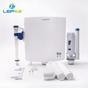 LPC-01 vendite calde cavalletto centrale di alta qualità serbatoio wc in plastica cisterna serbatoio acqua sciacquone wc in PP