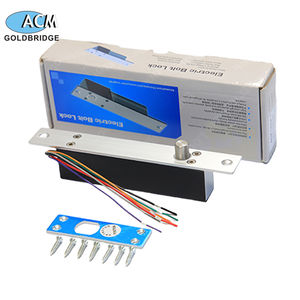 12 वी डीसी इलेक्ट्रिक बोल्ट लॉक, चुंबकीय सेंसर समय देरी के साथ ग्लास डोर एक्सेस कंट्रोल के लिए स्टेनलेस स्टील इलेक्ट्रिक डेडबोल्ट - Product Image 6