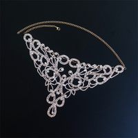 Nouvelle Chaîne de Corps et de Taille Sexy et Tendance en Strass Géométriques pour Femme, Style Européen et Américain