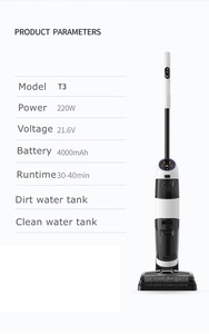 <span class=keywords><strong>Meilleur</strong></span> <span class=keywords><strong>aspirateur</strong></span> à main électrique multifonction 2 en 1 sans fil pour le lavage des sols - Product Image 4