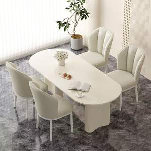 <span class=keywords><strong>Chaises</strong></span> de salle à manger d'extérieur de luxe Offres Spéciales modernes vente en gros bon marché ensemble table de salle à manger en cuir PU de bonne qualité <span class=keywords><strong>4</strong></span> cahirs en vente - Product Image 6