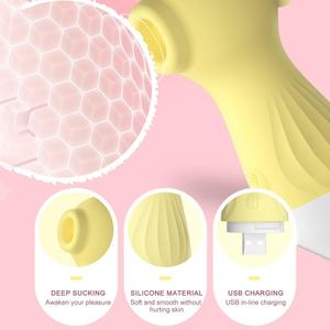 Vibrateur œuf vibrant à succion, rechargeable et à mouvements variés, pour le plaisir féminin, masturbateur à fréquence variable, produit sexuel pour adultes - Product Image 2