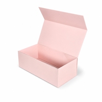 Boîte d'emballage en carton rigide pliable personnalisée, écologique, avec fermeture magnétique, conception monobloc, extra large, format long, automatique