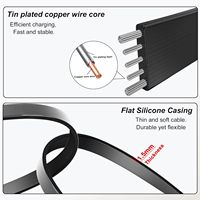 Cable USB 3.1 Tipo C Macho a Hembra de 90 Grados, 10 Gbps, Plano, Adaptador USB C, Cable de Extensión, Carga Rápida, Montaje en Panel con Tornillos