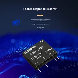 Senndik SDK9-5C2 ミニチュア薄型密閉型4P PCB実装高性能DC-DC 5V/24VDC 2Aソリッドステートリレー - Product Image 6