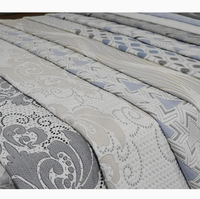 Tissu en polyester tricoté pour matelas, tissus jacquard pour matelas