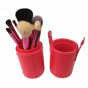 Logo personnalisé Ensemble de pinceaux de maquillage 12 pièces avec poudre Kabuki et fond de teint mélange poils d'animaux pour le visage - Product Image 3