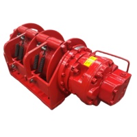 Mini treuil hydraulique à double tambour avec moteur hydraulique SAI GN certifié CE, machine de levage robuste pour treuil de grue de forage