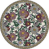 Sous-verre de décoration de table écologique en gros du fabricant pour l'ensemble de tapis de tasse de boisson