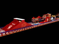 Zone de jeux intérieure commerciale pour enfants pour centre commercial FEC avec piscine à balles, trampoline et toboggan tubulaire, équipement de jeux souples
