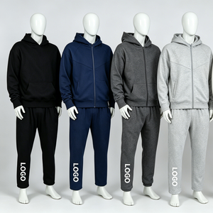 Ensemble <span class=keywords><strong>de</strong></span> <span class=keywords><strong>survêtement</strong></span> tendance <span class=keywords><strong>de</strong></span> luxe pour hommes : sweat-shirt et pantalon, 2 pièces, idéal pour la gym, le fitness et le sport, qualité supérieure - Product Image 2
