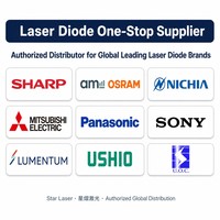 Diode laser d'alignement industrielle 660 nm 100 mW GH06P25A2CQ, diode laser rouge TO-56 pour instruments d'ingénierie et de topographie