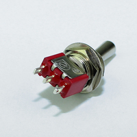 6A 125V grand levier 12MM taille de montage interrupteur à bascule SPDT Mini 3 broches 2 positions ON-ON Miniature BrassToggle commutateurs
