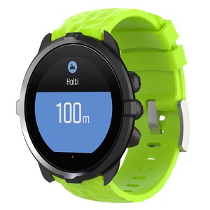 Bracelet de rechange à boucle officielle en acier inoxydable de couleur Pure pour <span class=keywords><strong>Suunto</strong></span> <span class=keywords><strong>Spartan</strong></span> <span class=keywords><strong>Sport</strong></span> poignet <span class=keywords><strong>HR</strong></span> Baro bracelet de montre en Silicone - Product Image 3