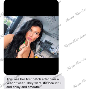 Meilleure vente Top qualité plumes cheveux 100% vrais cheveux humains <span class=keywords><strong>un</strong></span> fil deux brins plumes ligne Extension <span class=keywords><strong>de</strong></span> cheveux - Product Image 6