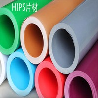 Feuille de plastique HIPS en polystyrène à impact élevé, matière vierge à 100%, blanche, en rouleau pour thermoformage