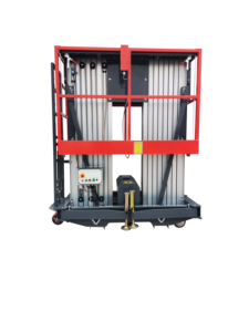 Мобильная двухмачтовая подъемная платформа из алюминиевого сплава JB Factory, 6-12 м - Product Image 1