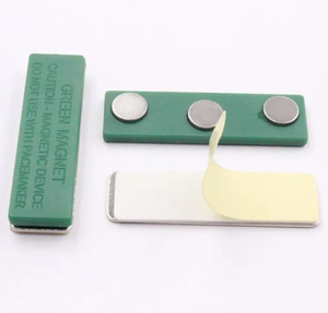 Lắp ráp nametag Tên huy hiệu trở lại huy hiệu nam châm từ tên huy hiệu - Product Image 2