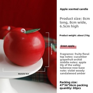 Kerstgeurende luchtverfrissers Handgemaakte rode appel Solid Eco-vriendelijke Nieuwjaar Thuis Aromatherapie Woonkamer Auto <span class=keywords><strong>Deodorizer</strong></span> - Product Image 6
