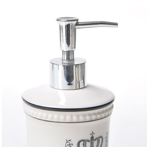 JIA SHUN-productos <span class=keywords><strong>de</strong></span> baño para casa y hotel, juego <span class=keywords><strong>de</strong></span> accesorios para el baño, adhesivos <span class=keywords><strong>de</strong></span> <span class=keywords><strong>corona</strong></span> <span class=keywords><strong>de</strong></span> cerámica esmaltada, color blanco, 4 piezas - Product Image 4