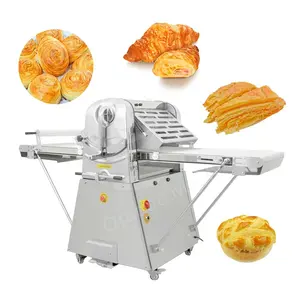 Equipo de panadería, máquina cortadora vertical eléctrica completamente automática, rollo de galletas, laminadora de masa, precio, máquina laminadora de masa