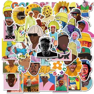 ZY0052C 50PCS Singer Tyler The Creator Großhandel Gepäck helm wasserdichte Aufkleber