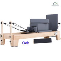 Reformer de Pilates de Madera de Roble Avanzado para Desarrollo de Potencia Atlética de Élite, Coordinación Cinética de Cadena y Acondicionamiento Corporal Completo