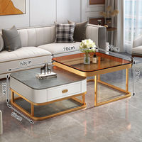 Table en dalle de pierre de style ordique : un design créatif, moderne et minimaliste avec une touche de luxe