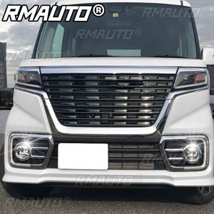 2 Piezas Cubierta Cromada para Faros Antiniebla de Coche, Embellecedor de Parrilla Delantera, Marco Protector, Kit de Carrocería para Accesorios Suzuki Spacia Custom MK53S - Product Image 4