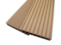 Planches de terrasse en WPC de haute qualité pour salle de sport de jardin en plein air-terrasse composite de style design moderne pour parquet