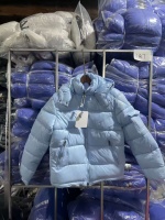 Vestes pour hommes : Doudoune classique à boucle, version haut de gamme, imperméable, avec logo personnalisé, en cuir, manteau matelassé