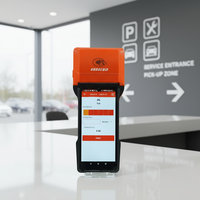 جهاز نقاط البيع المحمول بنظام أندرويد 14 مع شاشة 6.5 بوصة وطابعة إيصالات 80 مم وتقنية NFC وواي فاي لإدارة تذاكر مواقف السيارات