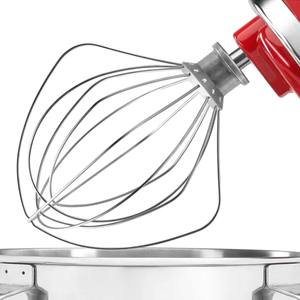 K45WW Látigo <span class=keywords><strong>de</strong></span> alambre compatible con 5Qt Stand Mixer Reemplazo para agitador <span class=keywords><strong>de</strong></span> crema <span class=keywords><strong>de</strong></span> huevo Harina Cake Mixer Accesorios - Product Image 3