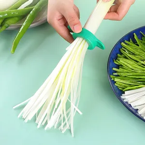 Nuova cipolla verde facile affettatrice trituratore di fiori di prugna taglio di cipolla verde filo di disegno cucina Superfine trituratore di verdure