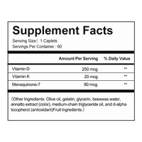 Complément alimentaire en gélules de vitamine D3 au fruit du dragon, formule non-OGM, stimulant immunitaire, favorisant l'absorption du calcium, pour adultes, 60 unités (OEM/ODM)
