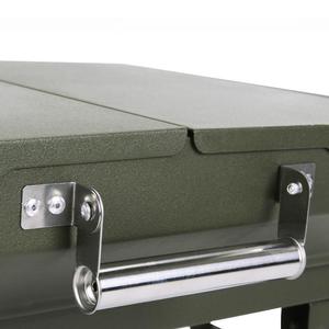 Parrilla de Carbón Plegable de Acero Inoxidable con Dispositivo de Seguridad para la Deficiencia de Oxígeno, Parrilla Portátil para Acampar para 3-5 Personas - Product Image 3