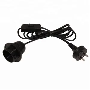 SAA Approved Himalayan Salt Lamp Power Cord E12 E14 Lamp Holder Extension Cord With Dimmer Switch