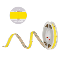 SXZM Bande LED COB à haute luminosité 960 LED/m 30 mm 5 rangées, éclairage uniforme en surface pour intérieur, usage commercial, domestique et industriel