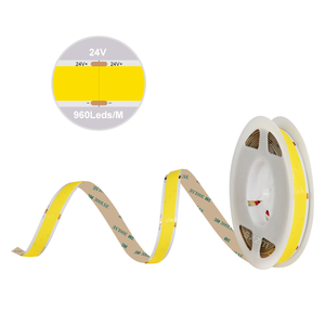 Tira de <span class=keywords><strong>LED</strong></span> COB SXZM de Alto Brillo, 960 <span class=keywords><strong>LED</strong></span>/M, 30 mm, 5 Filas, Iluminación Uniforme de Superficie, para Interiores, Comercios, Hogares e Industrias - Product Image 1
